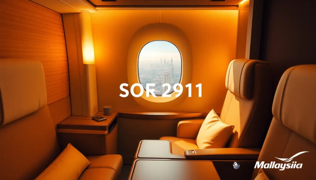 Australien-Deal: €2.291 Business Class Sofia–Adelaide - Reiseziel Australien: Fotorealistisches Midpost-Bild: Luxuriöse Business Class Kabi…