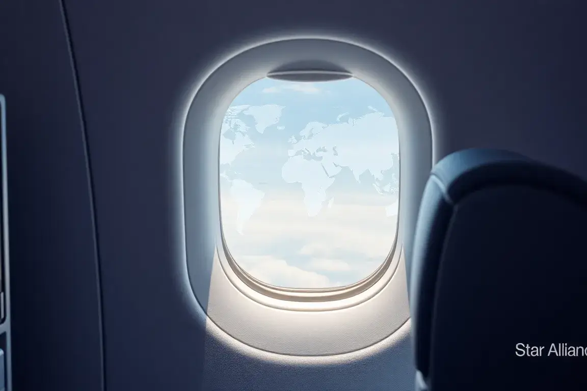 Australien: €2.291 Business Class Sofia–Adelaide: Luxuriöse Airbus A350 Business Class Kabine im Fokus, Blick durch das Fenster auf eine We…