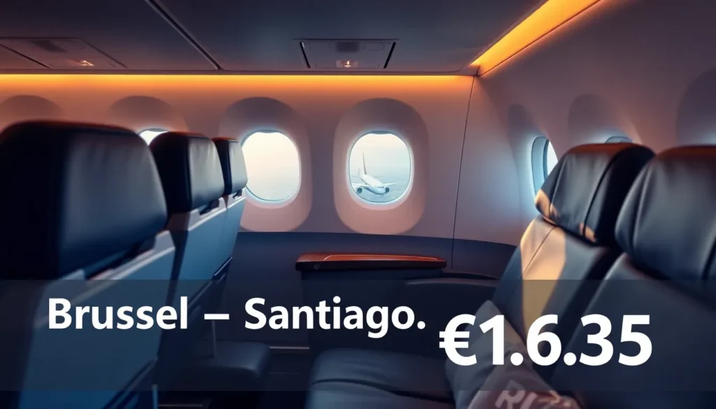 Brüssel–Santiago Flug: Air Europa Business ab 1635€ im Januar - Destination: Hochauflösendes Travel-Banner: Eine Air Europa Boeing 787 Drea…