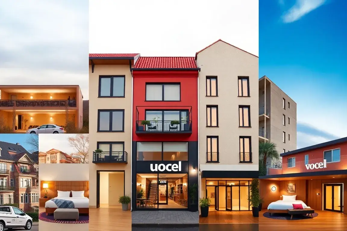 Die 10 günstigsten voco-Hotels weltweit: Eine stilvolle Collage moderner voco-Hotels weltweit, mit Standorten in Europa, Nordamerika und As…