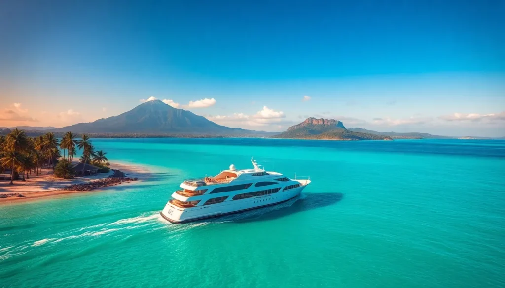 Kanaren-Kreuzfahrten: Schiff wählen & Inseln entdecken - Kanaren-Kreuzfahrten: Ein hochauflösendes Motiv: Ein luxuriöses Kreuzfahrtschiff g…