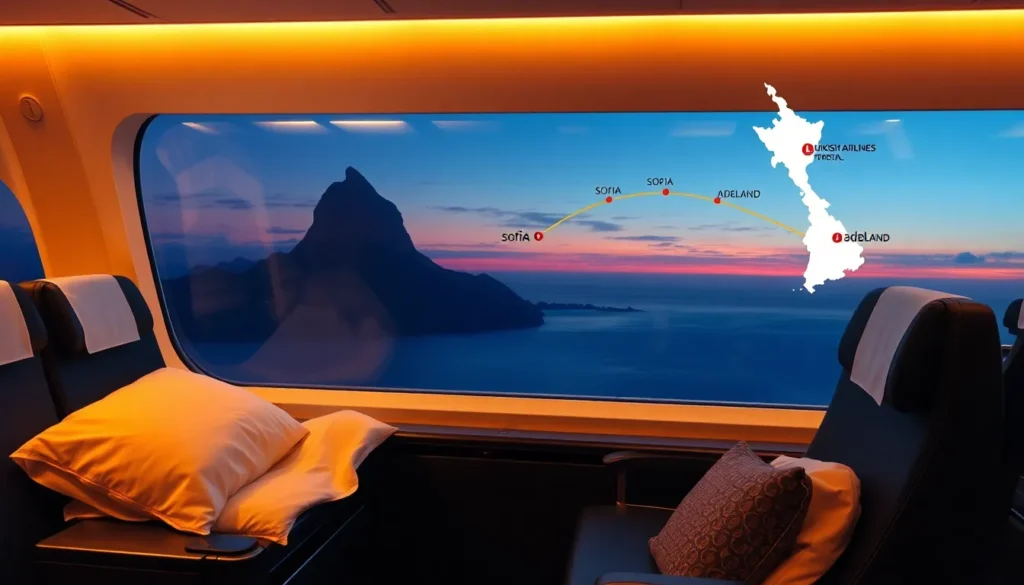 Unsere handverlesenen Deals der Woche - Türkische Airlines Business Class nach Adelaide & Auckland: Nahaufnahme einer Turkish Airlines Busi…