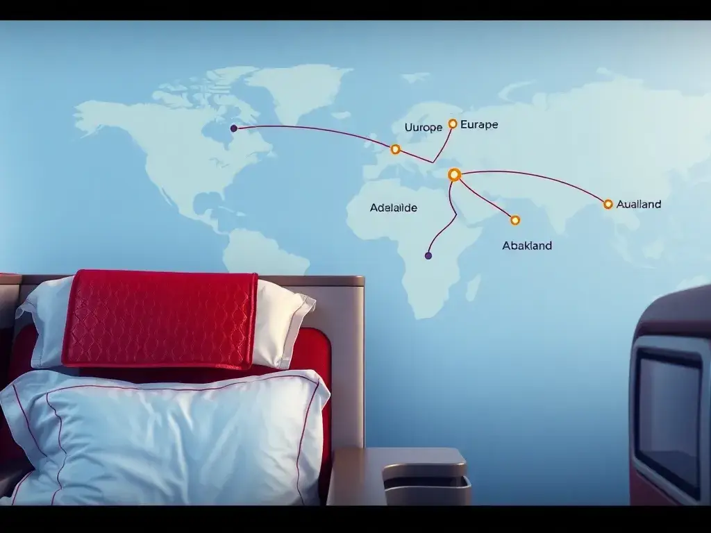 Unsere handverlesenen Deals der Woche: Turkish Airlines: Eine detaillierte, fotorealistische Hauptbild-Grafik: luxuriöse Turkish Airlines B…