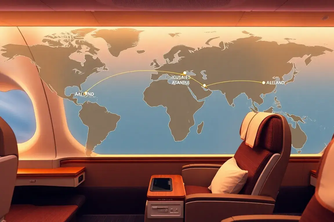 Unsere handverlesenen Deals der Woche: Turkish & Iberia: Ein hochwertiges Header-Bild, das Reise-Deals visuell vereint: eine luxuriöse Turk…