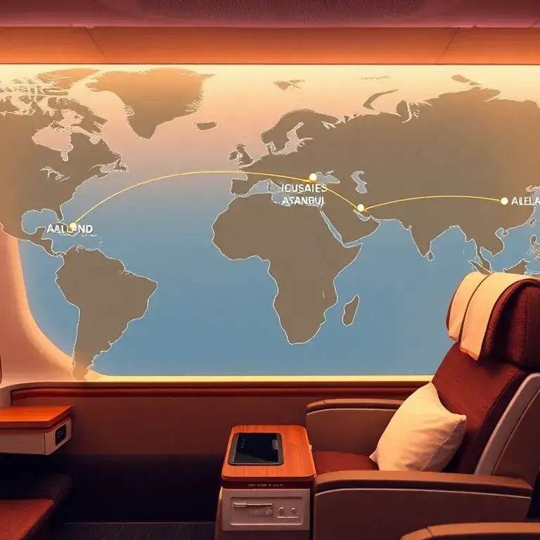 Unsere handverlesenen Deals der Woche: Turkish & Iberia: Ein hochwertiges Header-Bild, das Reise-Deals visuell vereint: eine luxuriöse Turk…