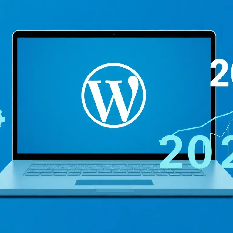 Vielleicht das beste WordPress-Plugin 2025?: Erzeuge ein hochauflösendes Header-Bild für einen Blogartikel über das beste WordPress-Plugin …
