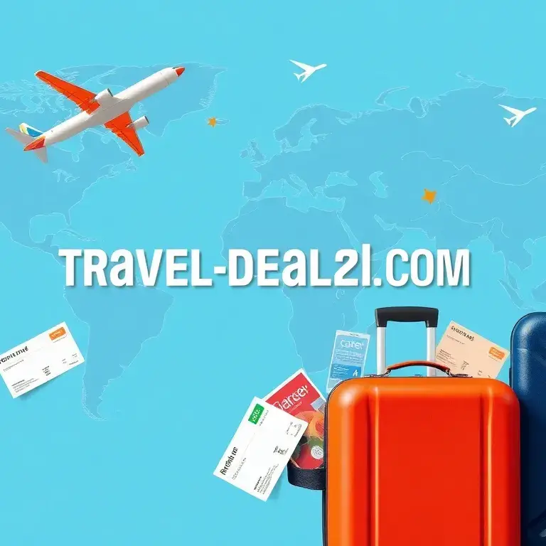 Willkommen bei Travel-Dealz: Globale Reise-Deals: Ein hochwertiges Hauptbild für Travel-Dealz.COM: Globale Weltkarte im Hintergrund, darübe…