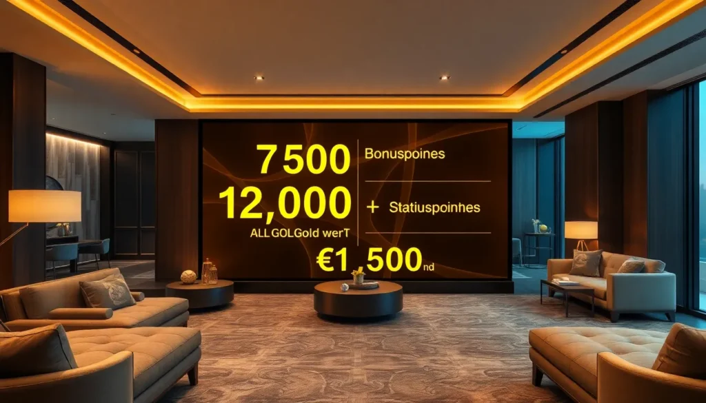 Accor ALL Signature: €880/Jahr, Gold Status & €1.500 Wert - Bonus- und Statuspunkte im Detail: Fotorealistisches Midjourney-Bild: Eine luxu…