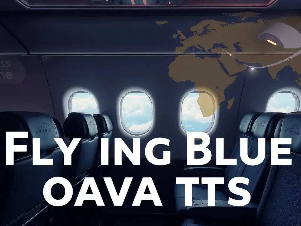 Flying Blue Angebote: Air France Business nach Cotonou: Premium Travel Header Bild: Air France Business Class Kabine mit vollständig auskla…