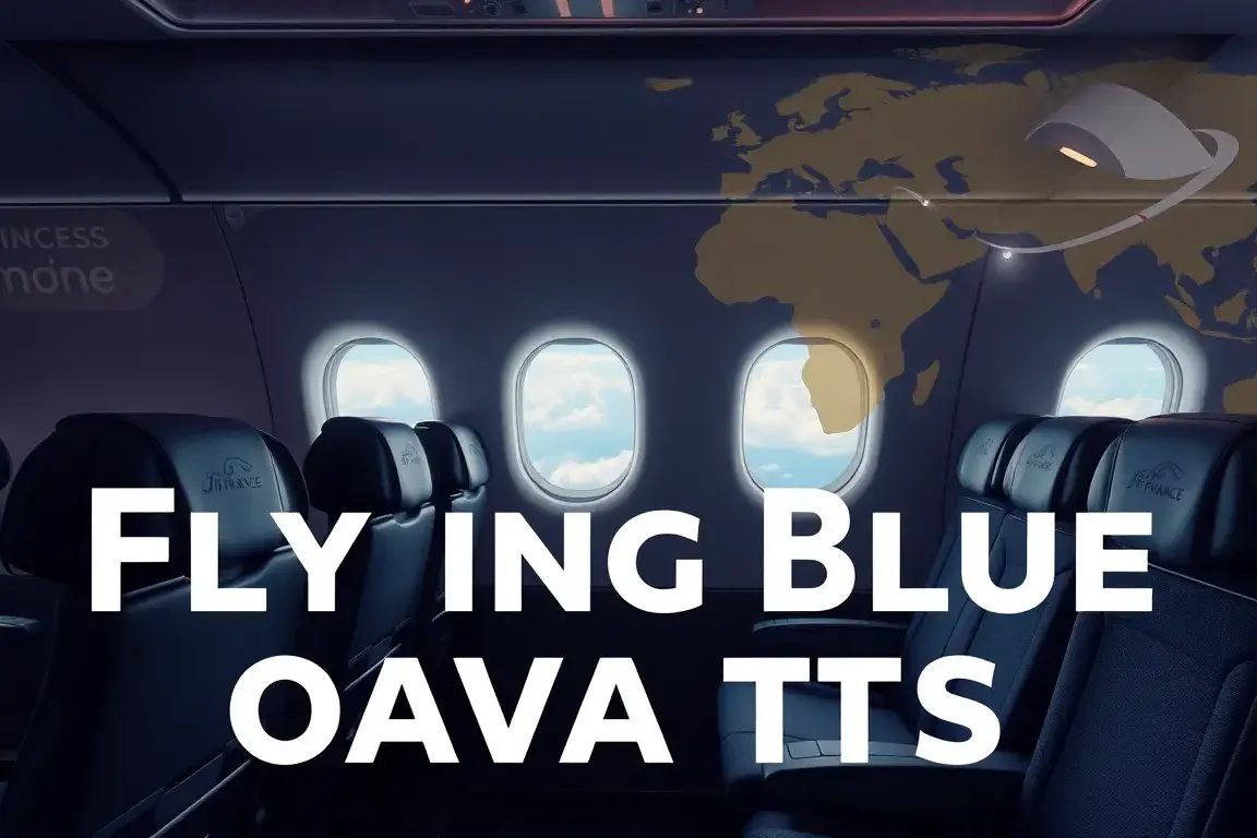 Flying Blue Angebote: Air France Business nach Cotonou: Premium Travel Header Bild: Air France Business Class Kabine mit vollständig auskla…