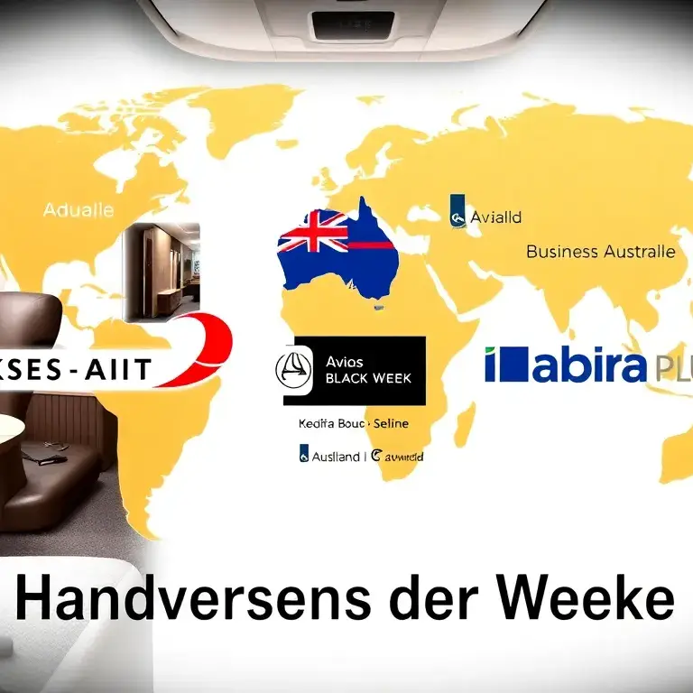 Handverlesene Deals der Woche: Turkish & Iberia: Ein hochwertiges Header-Bild: Die luxuriöse Turkish Airlines Business Class Kabine im Vord…