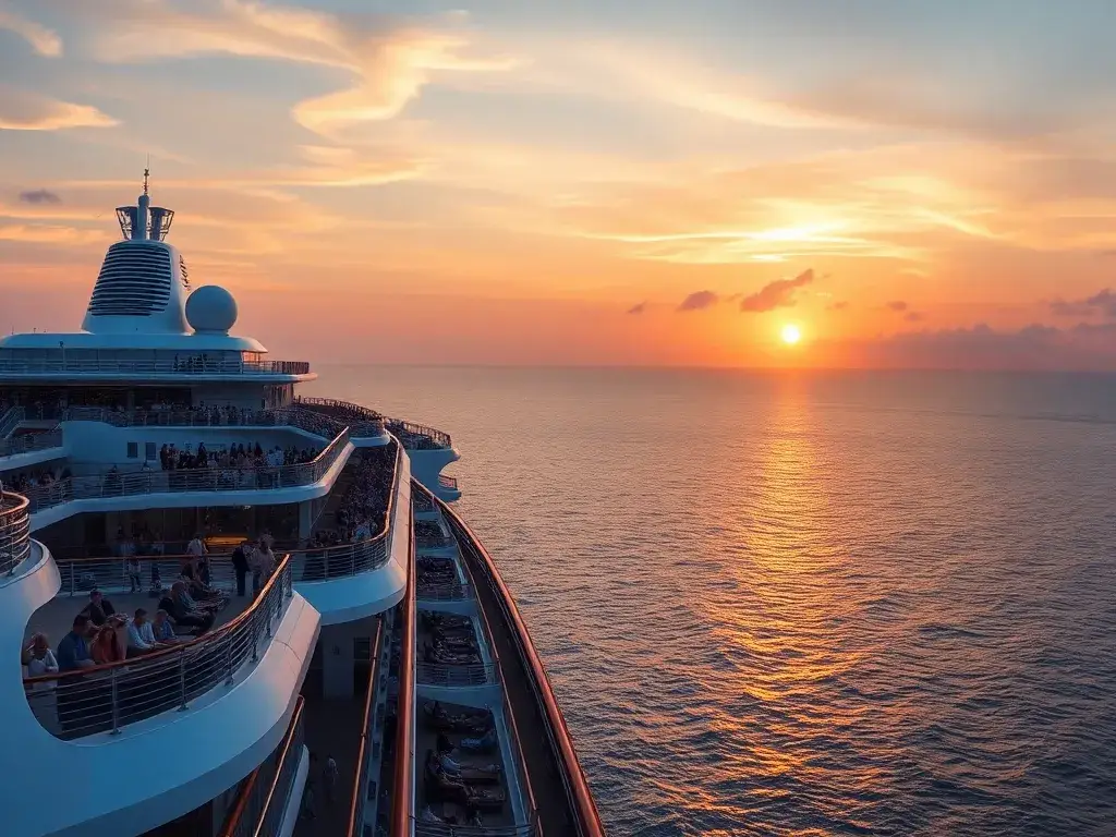 MSC Divina: 15-Nacht Transatlantik Miami–Rom im April: Eine realistische, hochauflösende Darstellung der MSC Divina auf dem offenen Atlanti…