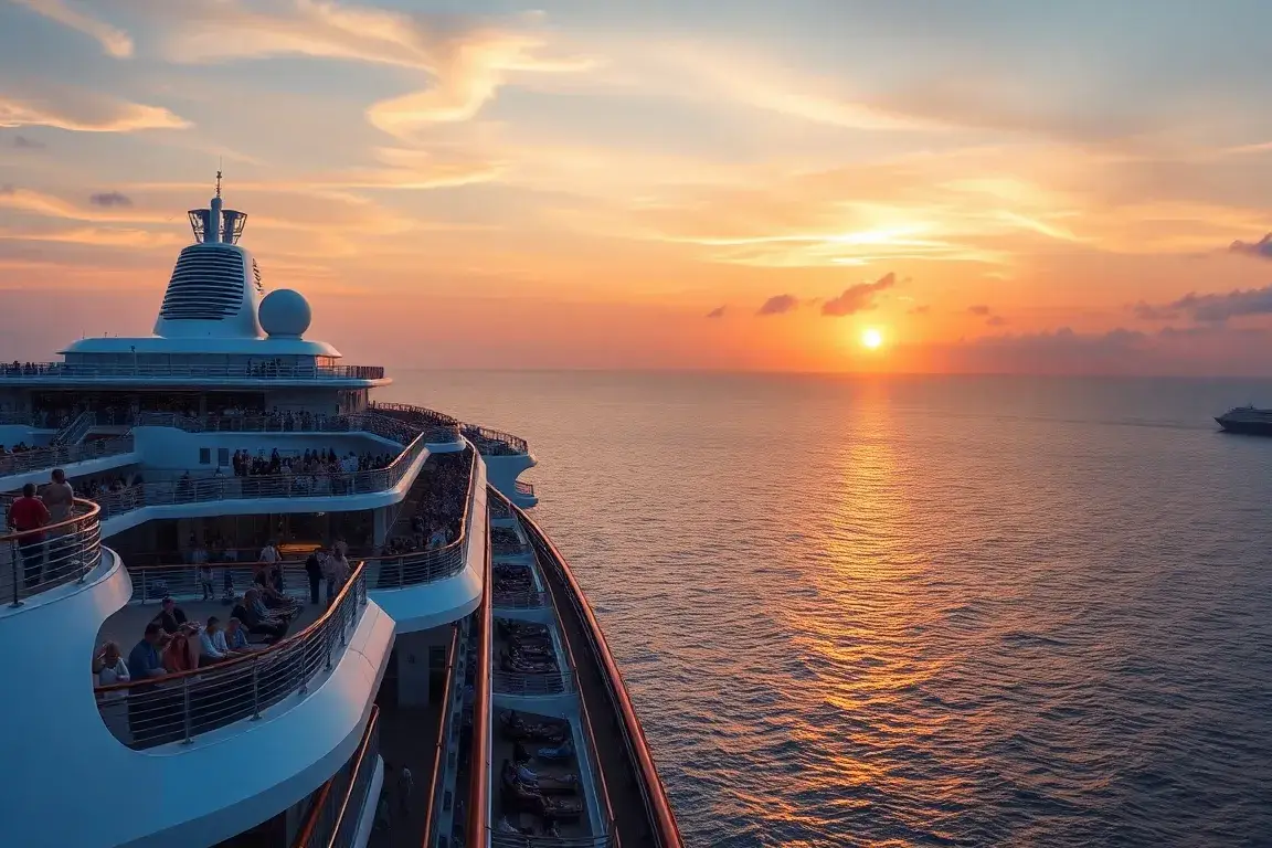 MSC Divina: 15-Nacht Transatlantik Miami–Rom im April: Eine realistische, hochauflösende Darstellung der MSC Divina auf dem offenen Atlanti…