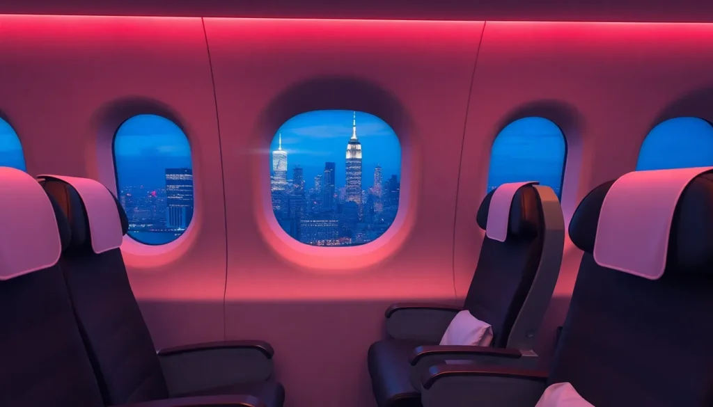 New York €1.497: Turkish Airlines Business Class Stockholm - Fazit: Midpost Image Prompt: Eine fotorealistische Aufnahme einer Turkish Airl…