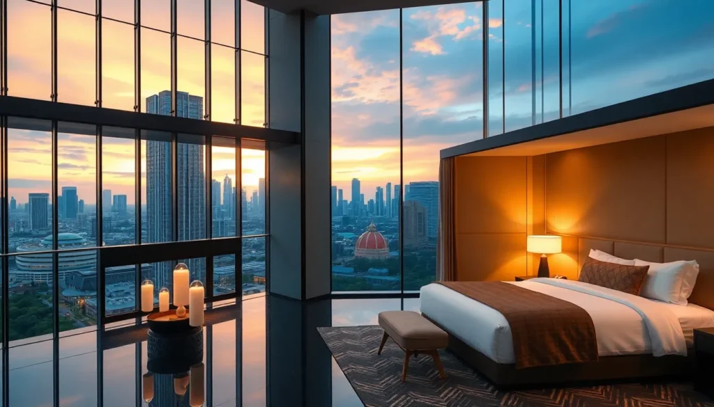 Pullman Bangkok Hotel G: 87€/Nacht inkl Frühstück - Das Hotel im Überblick: Eine hochaufloesende, realistische Darstellung des Pullman Bang…