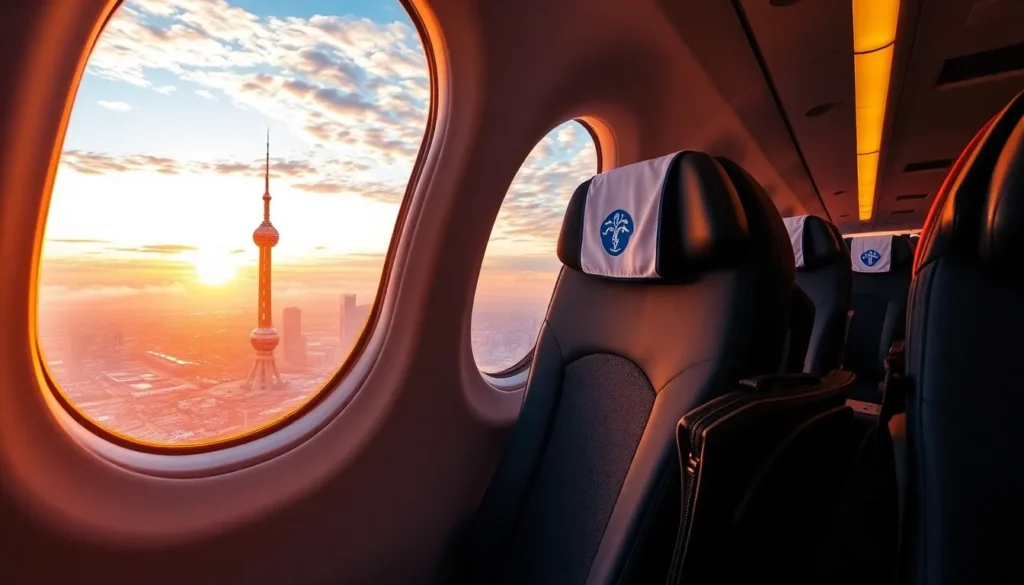 Shanghai Nanjing: Premium Economy ab Amsterdam - Fazit: Mid-Post Bild für Destination: Eine realistische Darstellung des Premium-Economy-In…