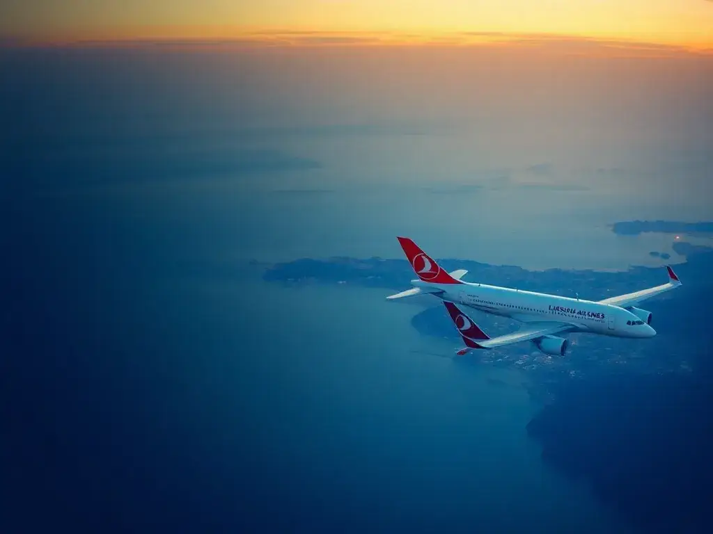 Unsere Handverlesenen Deals der Woche: Flugangebote: Eine stilvolle Hauptgrafik für den Beitrag: luxuriöse Reisen, Flugrouten und Deals, mi…