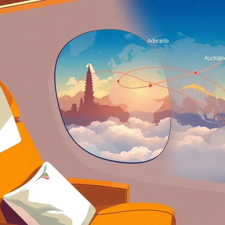 Unsere handverlesenen Deals der Woche: Turkish Airlines: Eine stilvolle Travel-Hero-Illustration: luxuriöse Turkish Airlines Business Class…